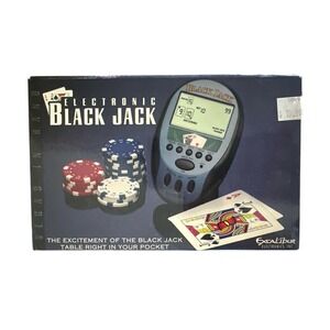 Excalibur Electronic Blackjack New In The Box‎ Handheld Game